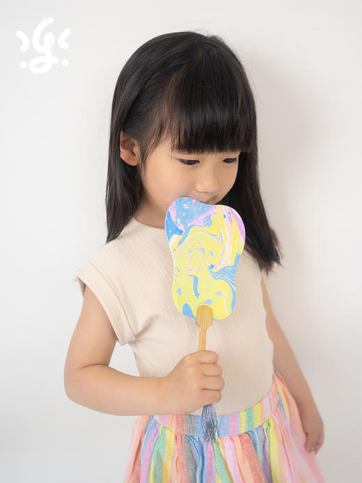 古古楽gugu端午DIY编织扇手工纸藤国风儿童自制作材料包夏季礼物 商品图10