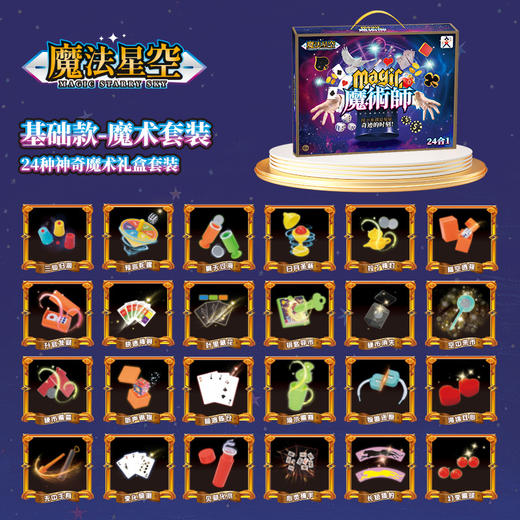 魔法星空魔术道具服饰套装礼盒玩具亲子互动儿童教育培训机构礼品_ym 商品图8