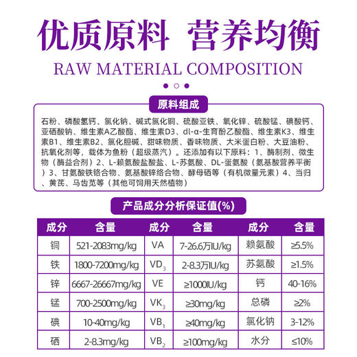 赛为保育料6%预混料猪饲料小猪仔猪专用进口鱼粉真空包装保育后期 商品图3