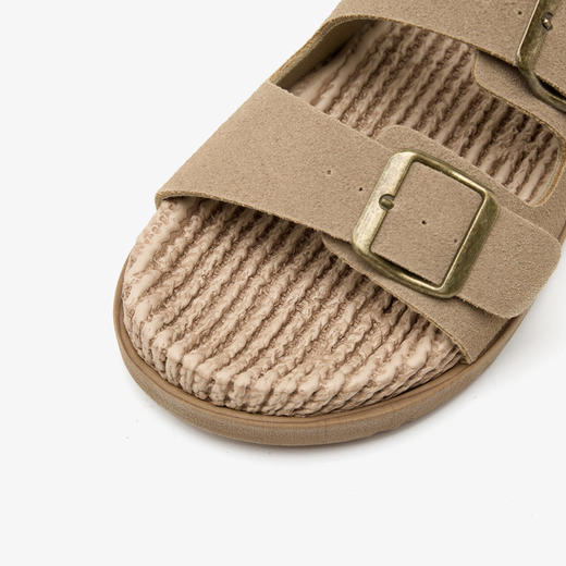 西遇复古勃肯凉拖鞋男新款夏季外穿一字带凉鞋平底休闲拖鞋21745545 商品图5