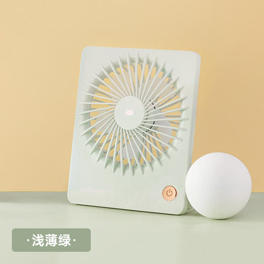 【德国红点设计大奖】卡蛙无极风桌面风扇 挂立两用 可106°自由旋转 迷你轻薄 自然柔风 3档可选 持久续航 商品图7