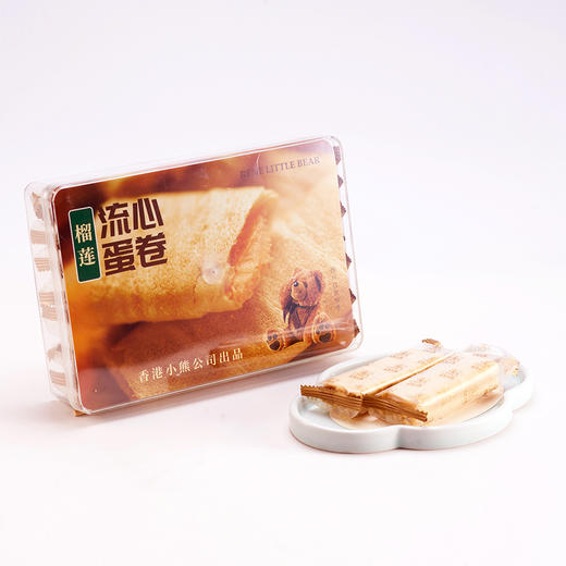 Rene Little Bear 香港小熊 咸蛋黄/奶酪/榴莲 流心蛋卷 336g 商品图5