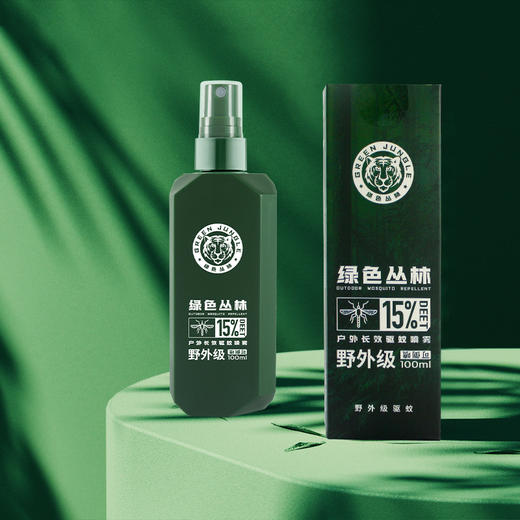 绿色丛林长效驱蚊露100ML户外防蚊液避蚊胺蚊虫 商品图3