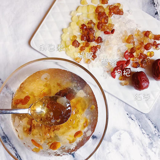 💰49🈶30包✨吃一碗抵10张面膜的胶原三宝🥳【养颜三宝 桃胶、雪燕、皂角米】只长颜值不长膘！ 商品图6