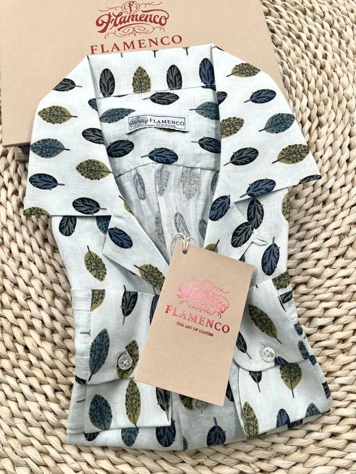 「2025爱好者直选52款」Flamenco 法国亚麻印花意式工艺衬衫 商品图8