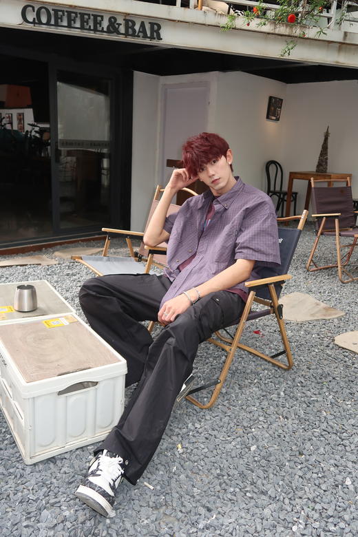 W429322174复古格子短袖衬衫 商品图4