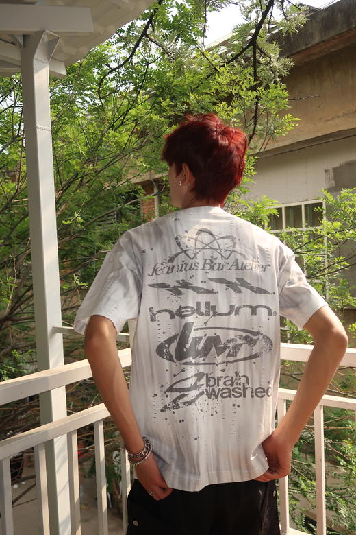 W420912135做旧破坏短袖T恤 商品图5