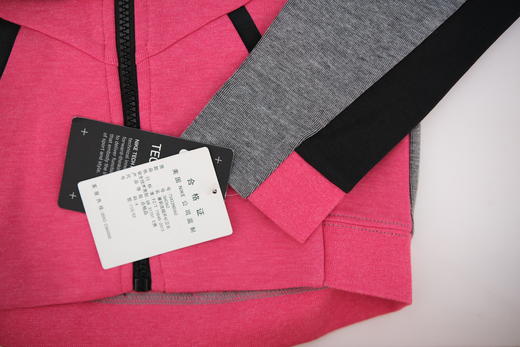 耐克-童衣类（秋）A7NIKE YA3女小童连帽开衫卫衣花纱玫 商品图2