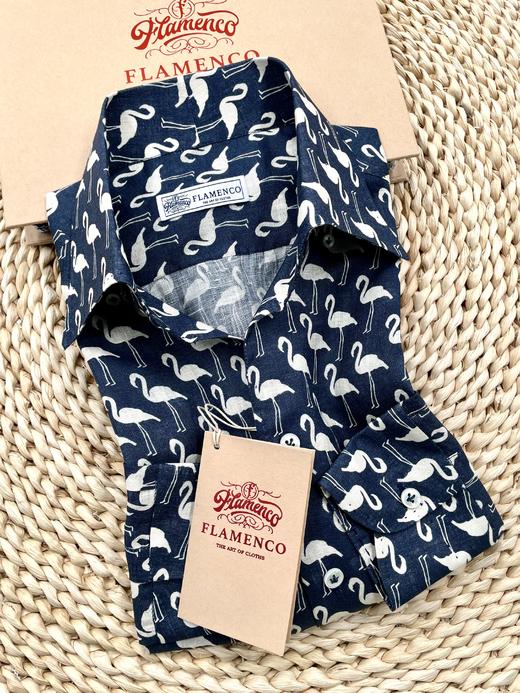 「2025爱好者直选52款」Flamenco 法国亚麻印花意式工艺衬衫 商品图14