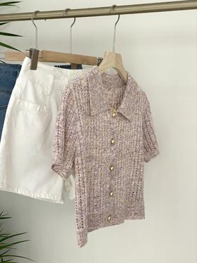 多巴胺polo针织短袖