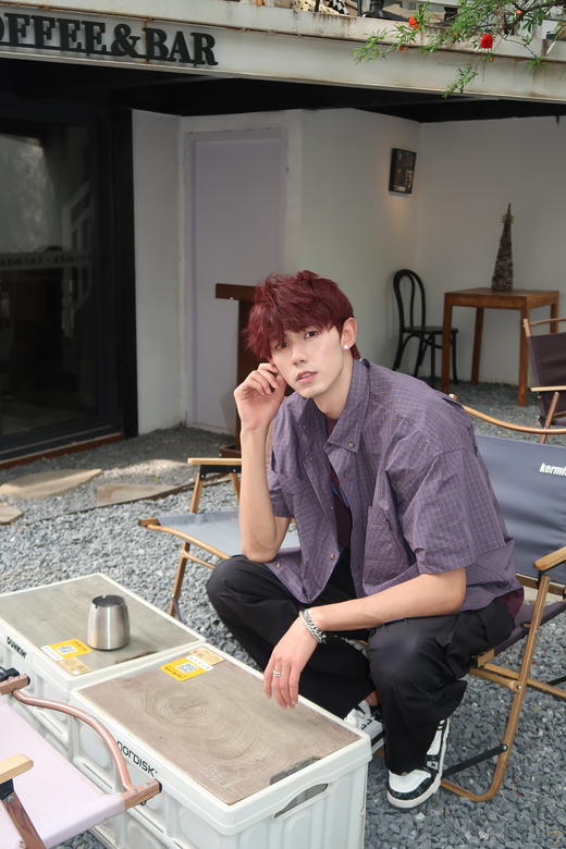 W429322174复古格子短袖衬衫 商品图3