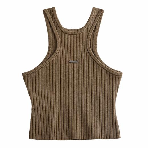 马登无袖工字背心短款美背吊带修身露腰上衣内搭打底外穿辣妹夏女 商品图7