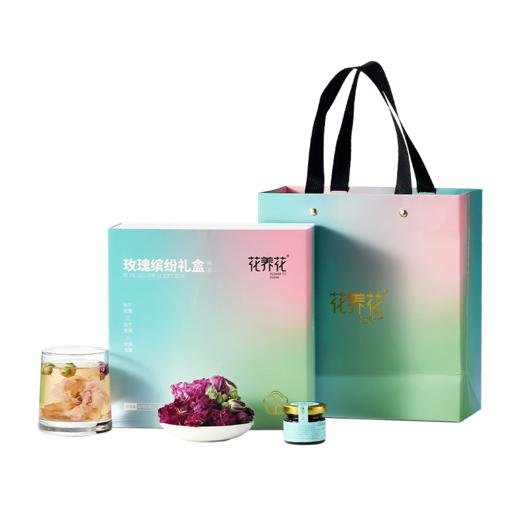 缤纷玫瑰礼盒（花茶27g+花酱90g） 商品图4