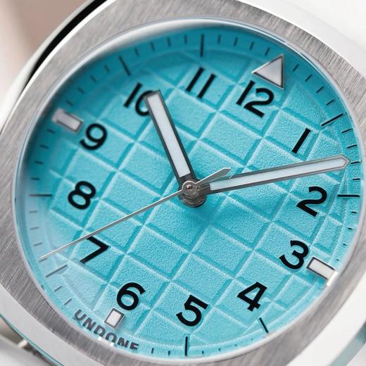 现货UNDONE复古蒂芙尼蓝手雷自动机械表Blue Lagoon夜光防水中性 商品图2