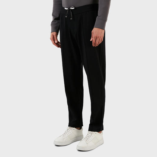 EMPORIO ARMANI 阿玛尼 男士棉质休闲运动裤 黑色 8N1PL6 1JEZZ 0999 商品图1