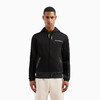EMPORIO ARMANI EA7 阿玛尼 男士字母徽标棉质混纺连帽运动卫衣 黑色 3DPM19 PJUXZ 1200 商品缩略图1