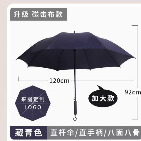 天堂伞直柄防晒防紫外线 商品图1