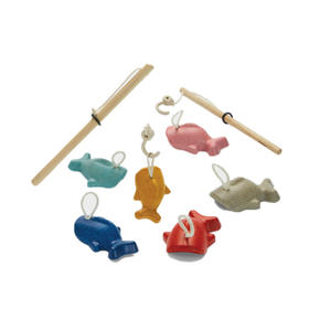 Plantoys 钓鱼玩具婴儿互动游戏手眼协调平衡儿童木制益智礼物 3岁+