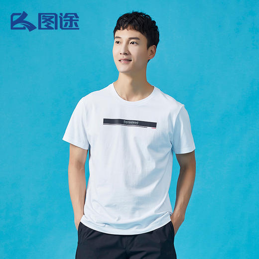 Senselead森力/男式短袖棉T恤 SSAJJ810076 商品图3