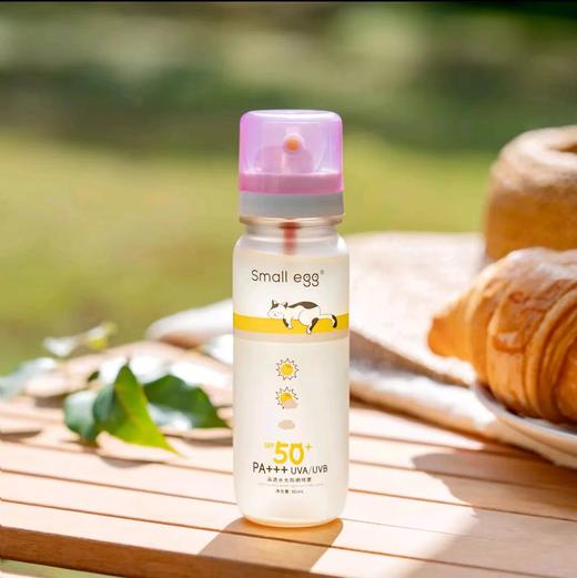 small egg 小鸡蛋防晒喷雾防晒水晶透隔离全身面部清爽不油腻80ml YG 商品图0