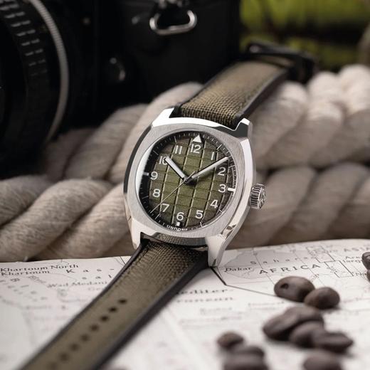 现货UNDONE复古绿手雷自动机械表TERRA SAFARI夜光防水中性 商品图2