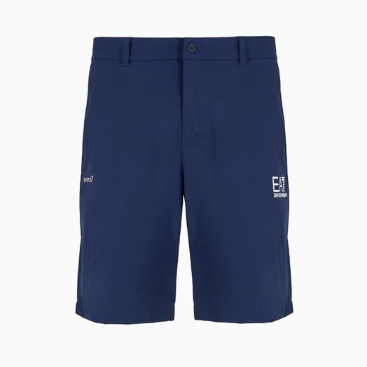 EMPORIO ARMANI EA7 阿玛尼 男士 EA7 徽标印花休闲短裤 蓝色 3DPS02 PNFTZ 1554 商品图0