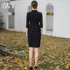 IWY/高端黑色西装半裙职业女裙套装西装裙夏七分袖气质优雅CS1984 商品缩略图3