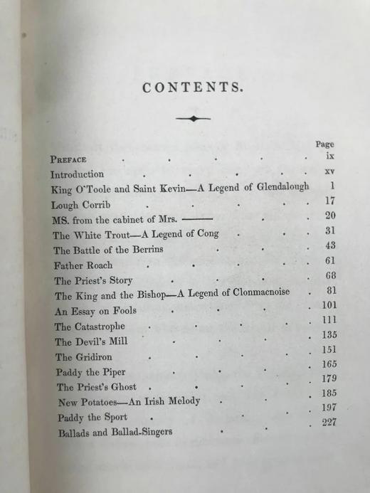 含藏书票！1834年 塞缪尔·洛弗《爱尔兰传奇与故事集》 14幅版画插图 真皮精装36开 商品图4