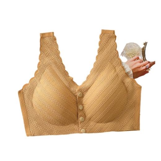 2件装【妈妈专属 前扣内衣】岁月虽移，美貌仍在；新款泡泡蕾丝中老年文胸，聚拢舒适，深U后背美化线条；送母亲、送岳母，情意代表一片舒适好礼！！！ 商品图4