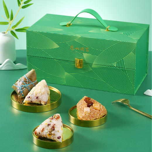 广州酒家端阳好礼粽子礼盒蛋黄猪肉靓汤粽鲜肉粽子火腿端午节送礼 商品图2