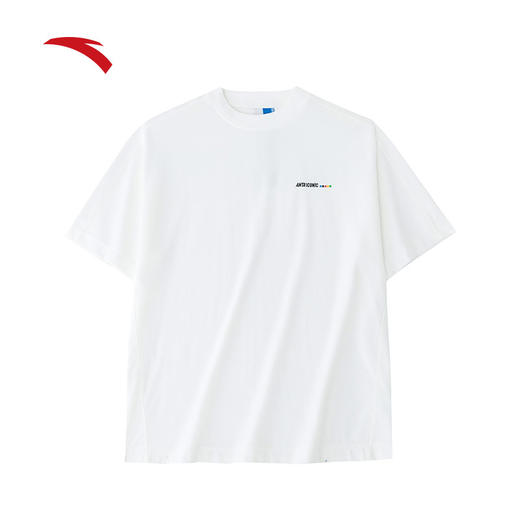 【XL/2XL断码】安踏奥运文化系列 透气宽松短袖t恤男新款百搭休闲针织衫男装152428139【库存有限，如无货将做退款，介意慎拍！】 商品图0