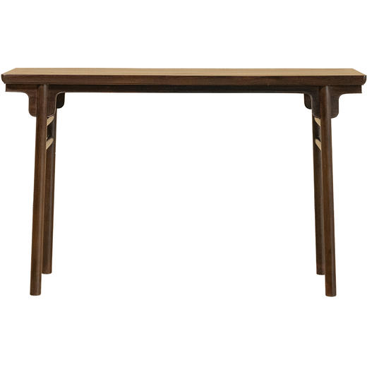 二十世纪 红木独板夹头榫刀牙板平头案 商品图5