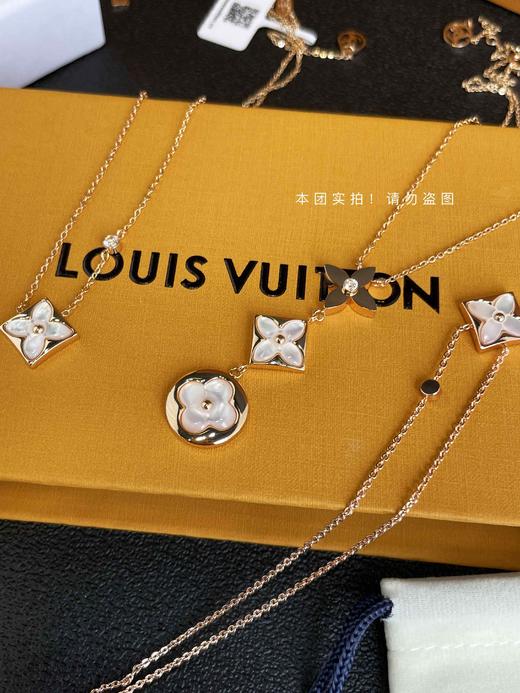 项链~耳钉~耳环~分分钟沦陷😍 没有任何一个女生能拒绝！LV同款老花白母贝饰品【一秒变身名媛‼】顶级高配‼️ 100%还原！不怕全网对比！钛钢镀金+天然白母贝👏 百元得原价大几万品质！✅ 商品图7