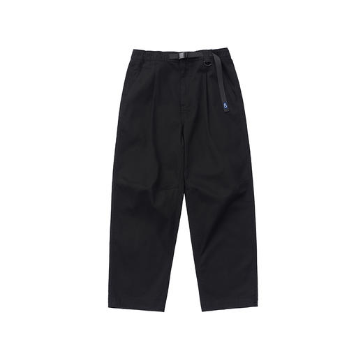 吃茶去chichaqu2024卡扣腰带锥形单褶长裤宽松全棉休闲复古百搭 商品图6