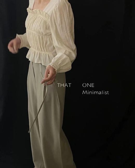 11.11促（NO退换）【特卖】 好看的哦~1031方领小衫上衣-喜出 商品图1