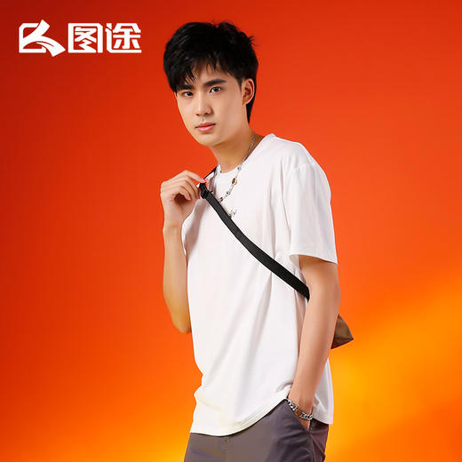 Senselead森力/男式短袖棉T恤SSAJJ810329 商品图3