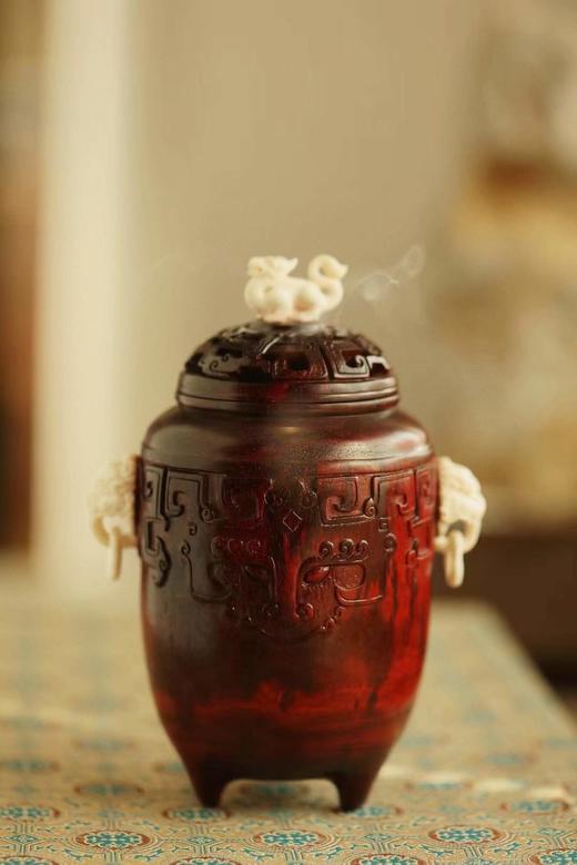 紫檀x鹿角 | 饕鬄纹香炉 商品图2