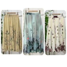 新中式国风半裙-喜出