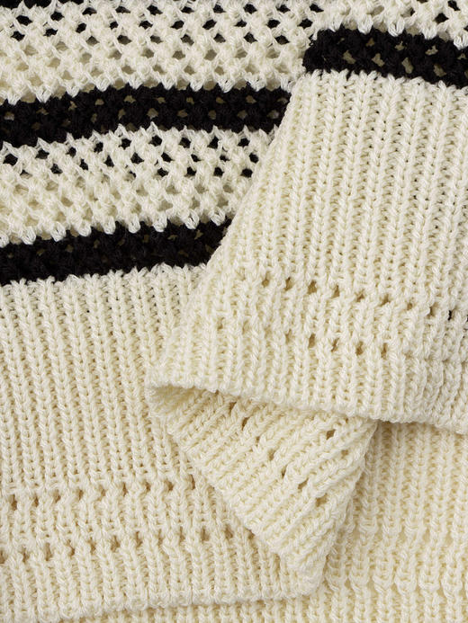 COCO ZONE"辛迪“夏季时尚条纹无袖针织背心简约显瘦套头上衣CC2B0732 商品图5