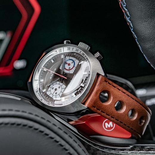 现货瑞士EDOX依度自动机械计时手表SPORTSMAN限量版男士复古防水 商品图1