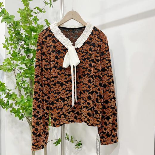 七夕促→好看的哦~蕾丝重工小衫上衣-喜出 商品图0