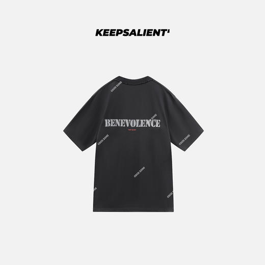 COCO ZONE"美男T"男款夏季设计感字母印花短袖T恤宽松百搭上衣CC1B1203 商品图1