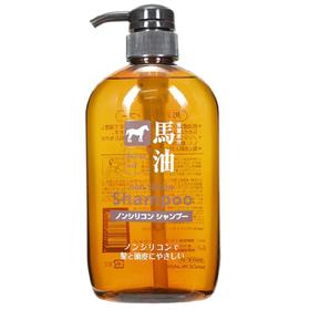 日本熊野油脂咖思美马油洗发液600ml/瓶