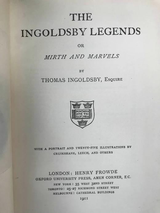 1911年 英格斯比传奇故事集 26幅插图 真皮精装32开 商品图4