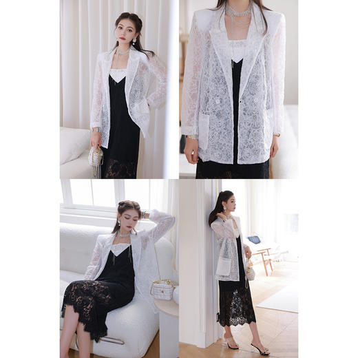 清仓捡漏  【卡柏山茶花】蕾丝外套 LD230049  蕾丝拼接吊带衫 LB230071 商品图2
