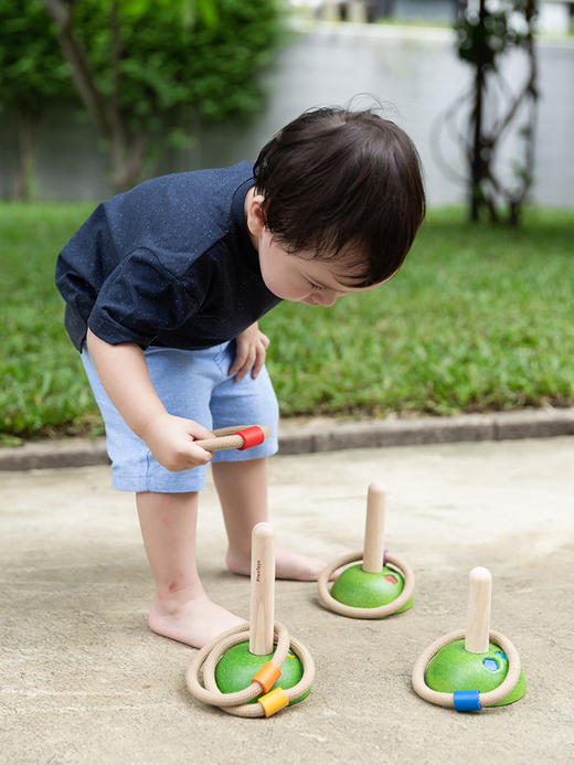 泰国Plantoys 抛环游戏 套圈套环投掷玩具游戏亲子户外运动互动儿童 3岁+ 商品图4