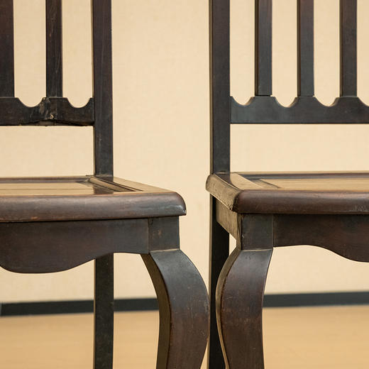 民国 红木海派靠背椅（一对） 商品图3