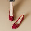 品质好货 | Safiya/索菲娅2024春百搭舒适蝴蝶结浅口芭蕾单鞋 SF41111743 商品缩略图0