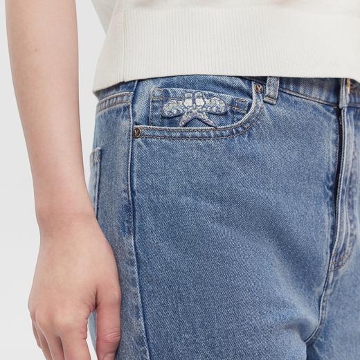 VGRASS维格娜丝24年夏季新款牛仔裤 商品图2