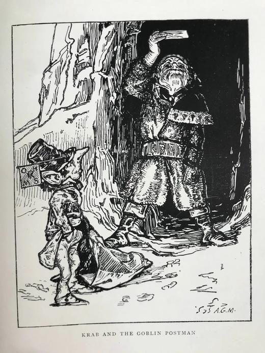 1897年 克拉布的第一本书：圣诞故事集 25幅插图 漆布精装32开 商品图6